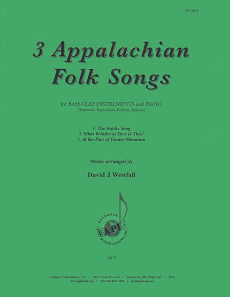 Three Appalachian Folk Songs - Bb Or C Instr-piano